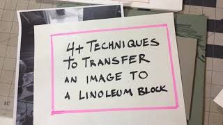 4 Ways to Transfer an Image to a Linoleum Block [upl. by Cindie263]