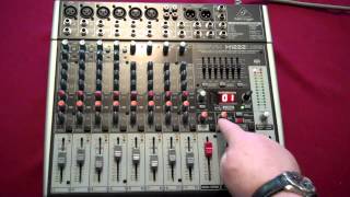 Behringer Xenyx X1222USB Mixer [upl. by Donelson680]