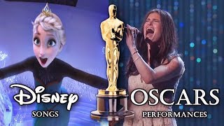 DisneyPIXAR songs  Oscars Performances [upl. by Elvia]