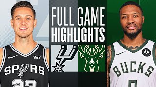 SPURS at BUCKS  FULL GAME HIGHLIGHTS  December 19 2023 [upl. by Hadrian]