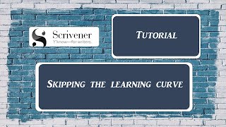 Scrivener Tutorial How to get started fast [upl. by Barden434]