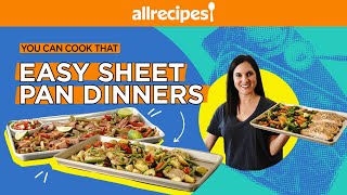 3 Easy Sheet Pan Dinners To Feed The Whole Family  Allrecipes [upl. by Cressida]