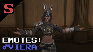 FFXIV Emotes Male Viera [upl. by Eical]