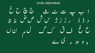 Urdu Alphabet  Pronunciation [upl. by Eelak472]