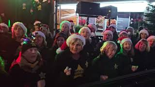 WHAT CHRISTMAS MEANS TO ME Rock Choir at Birkdale Lights Switch On 1st December 2024 [upl. by Weitzman600]