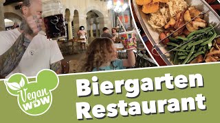 Biergarten Restaurant vegan family style [upl. by Idnak]