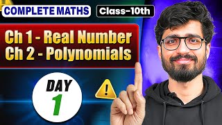 Class 10 Maths  Day 1  Real Numbers amp Polynomials  Class 10  Alakh Pandey  Ritik Sir [upl. by Trin557]