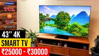 Top 5 Best 43 inch 4K Smart TV in 2024 ⚡ Best Premium 43quot 4k Android Smart TV in India For 2024 ⚡ [upl. by Landel]