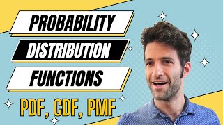 Probability Distribution Functions PMF PDF CDF [upl. by Ahgiela]