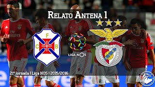 Belenenses 0  5 BENFICA  Relato dos golos Antena 1 [upl. by Herriott776]