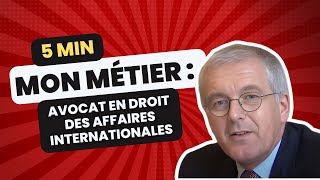 Le métier davocat en droit des affaires internationales  Les métiers du droit [upl. by Alair]