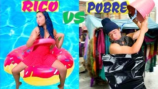 RICO VS POBRE  EL MUSICAL  Palomitas Flow [upl. by Suirada]