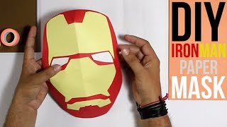 DIY  How to Make an Iron Man Mask  3D Mask Tutorial [upl. by Ennaerb751]