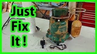 SUMP PUMP Switch Replacement  DIY [upl. by Weldon]