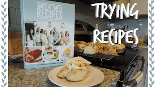 TRYING RECIPES FROM THE GRIFFITHS COOKBOOK  Kyra Ann [upl. by Ennovyhc581]