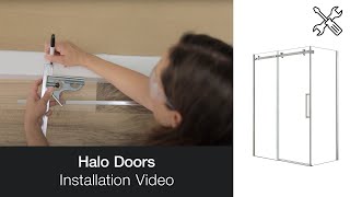 MAAX Halo Shower Door Installation [upl. by Ellehcan]