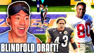 THE MOST INTENSE ENDING EVER DRAFTING BLINDFOLDED Madden 20 Superstar KO [upl. by Yebba]