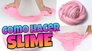 DIY  Como Hacer SLIME  FÁCIL Y SIN BÓRAX  NatyGloss [upl. by Islaen]