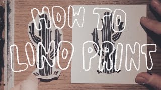 LINO PRINTING  HOW TO [upl. by Netniuq]