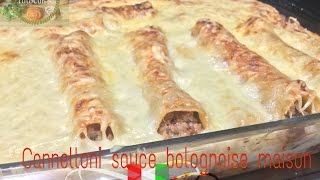 🍠Cannelloni maison sauce bolognaise🍅 [upl. by Todhunter]