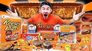 THE REESES OVERLOAD CHALLENGE 18000 CALORIES [upl. by Gwenn]