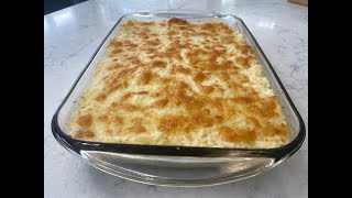 Bacalhau com Natas  Portuguese Baked Codfish with Cream [upl. by Allayne]