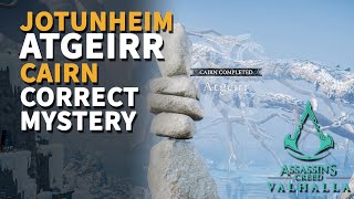 Atgeirr Cairn Mystery Jotunheim Assassins Creed Valhalla [upl. by Newfeld101]