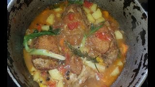 Fricassee Chicken Debbie dung a Yaad style [upl. by Aleda487]