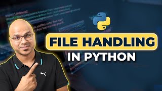 65 Python Tutorial for Beginners  File handling [upl. by Ahsiryt]