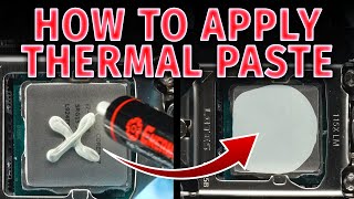 How To Apply Thermal Paste Best And Worst Practices [upl. by Eornom]