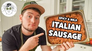 THE BEST Italian Sausage Recipe  From Scratch [upl. by Cleopatre834]