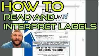 HOW TO Read and Interpret Herbicide Labels [upl. by Fabyola]