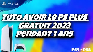 TUTO COMMENT AVOIR LE PS PLUS GRATUIT  FREE [upl. by Annaerdna]