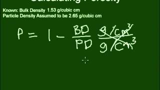 Calculating Porosity [upl. by Ahsinac]