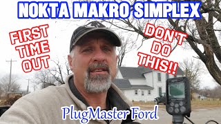 SIMPLEX Metal Detector  DONT DO THIS on your FIRST time out  PlugMaster Ford [upl. by Porte]