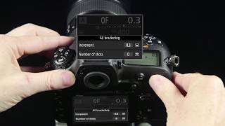 Nikon D850 Exposure Bracketing Setup Tutorial [upl. by Hcirteid639]