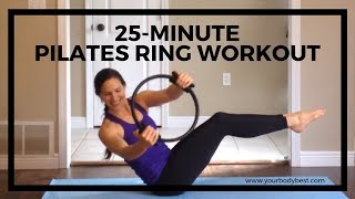 25Minute Full Body Pilates Ring Workout [upl. by Emelin]