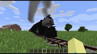 Minecraft Immersive Railroading Mod Review [upl. by Nutter]