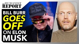 Comedian Bill Burr’s Twitter Gets Flagged for Ruthlessly Mocking Elon Musk [upl. by Mainis]