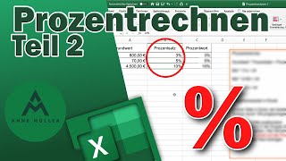 Prozentsatz mit Excel ermitteln [upl. by Ecirtel]