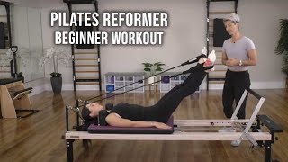 Pilates Reformer Beginner Workout  AlignPilates [upl. by Aehsan]