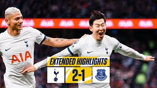 TOTTENHAM HOTSPUR 21 EVERTON  EXTENEDED PREMIER LEAGUE HIGHLIGHTS [upl. by Nodnart384]