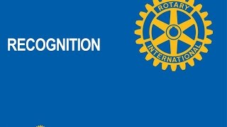 Rotary Foundation Basics  Recognition [upl. by Anayra245]