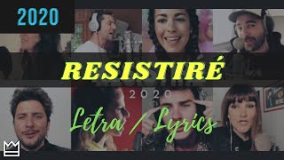 Resistiré 2020  LETRA  LYRICS [upl. by Winnifred444]