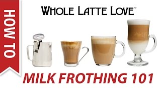 Milk Frothing for Beginners [upl. by Evered640]