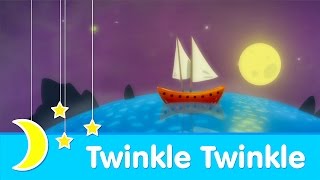 Twinkle Twinkle Little Star  Bedtime Lullaby  Piano Music  Super Simple Songs [upl. by Hanforrd105]