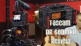 Tascam DR 60DMKII 4 channel portable recorder for DSLR Review [upl. by Jephum]