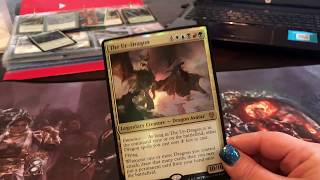 Opening Draconic Domination Tribal Commander MTG Preconstructed Deck [upl. by Werd]