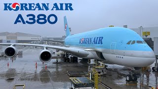 🇺🇸 Los Angeles LAX to Seoul ICN 🇰🇷 Korean Air Airbus A380  FULL FLIGHT REPORT Polar route [upl. by Rafiq786]