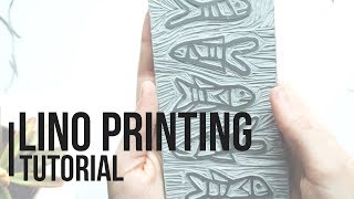 Lino printing  Tutorial  2 [upl. by Ornas]